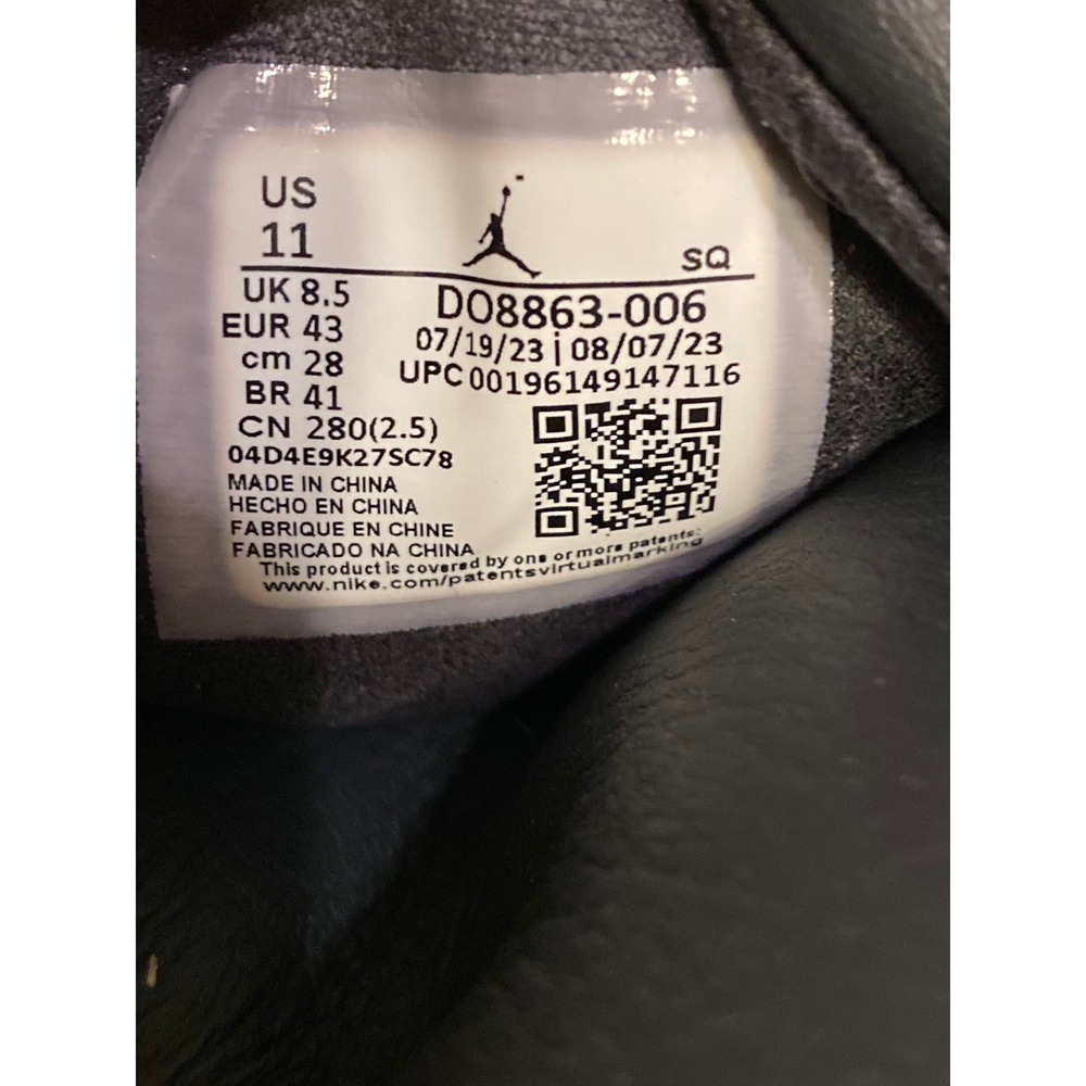 Jordan Black Slides Women 11 (Men 12.5) Sophia Platform DO8863 Crisscross Straps - Picture 2 of 12